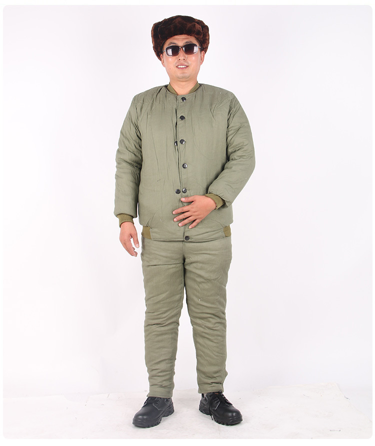 男式棉袄棉裤棉花保暖防寒棉服民政救灾87老式棉衣套装工厂冷库