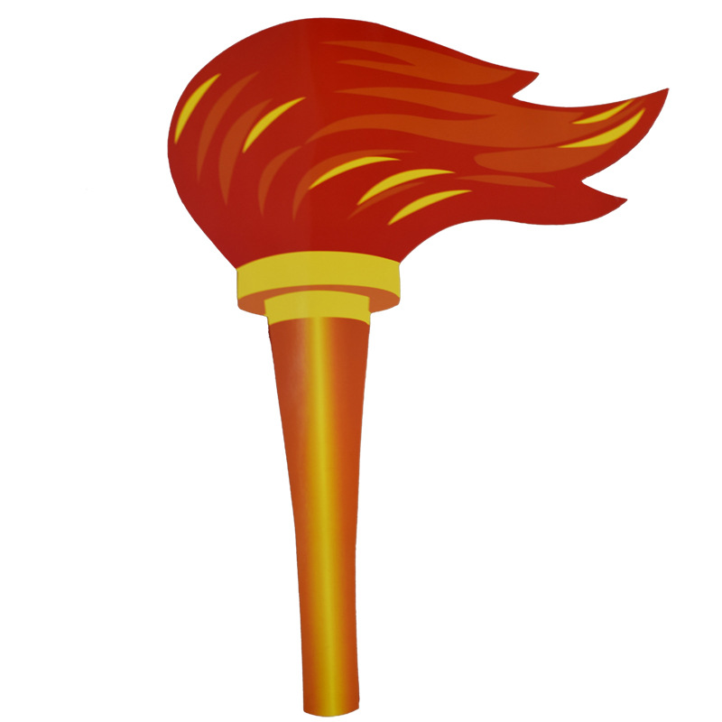 方队运动会创意仿真加油物手道具开幕火把拿手持入场式火炬啦啦队