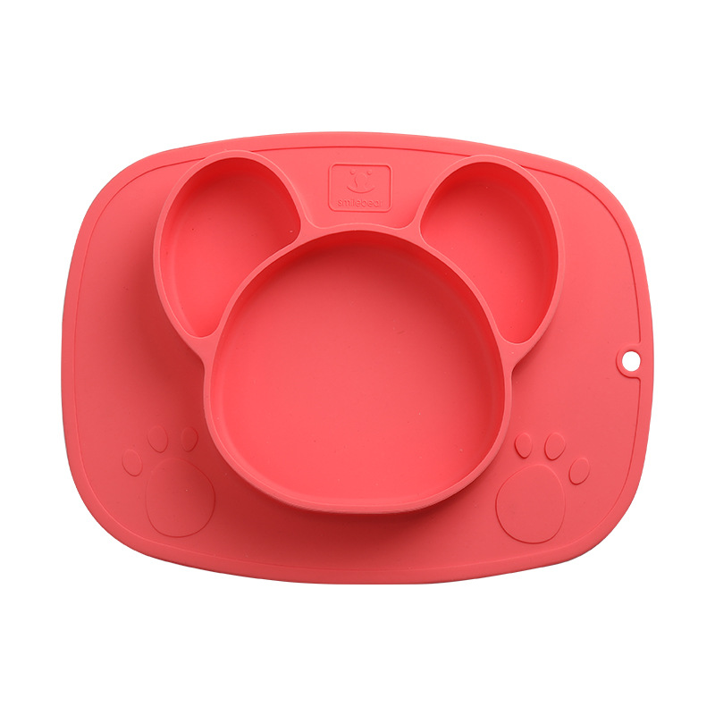 Baby Self-Eating Training Complementary Food Silicone Bowl Baby Separated Non-Slip Heat-Resistant Snack Catcher Maternal and Child Supplies Tableware