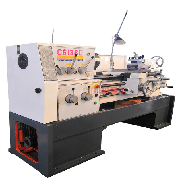 台式工业大功率多功能家用小车床微型普车金属小型加工机床c6132d