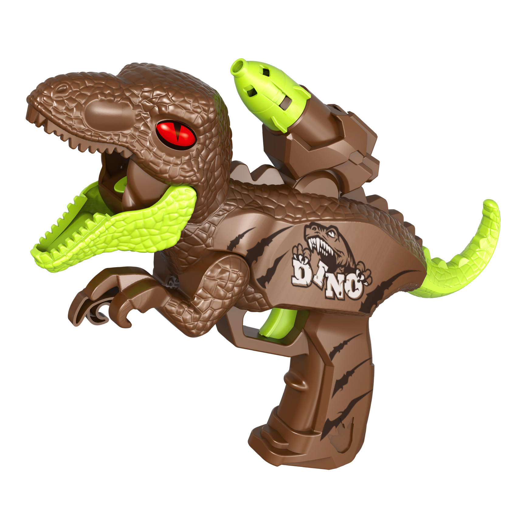 Voice Gun Dinosaur Acousto-Optic Gun Cartoon Model Factory Direct Sales Electric Voice Toy Gun