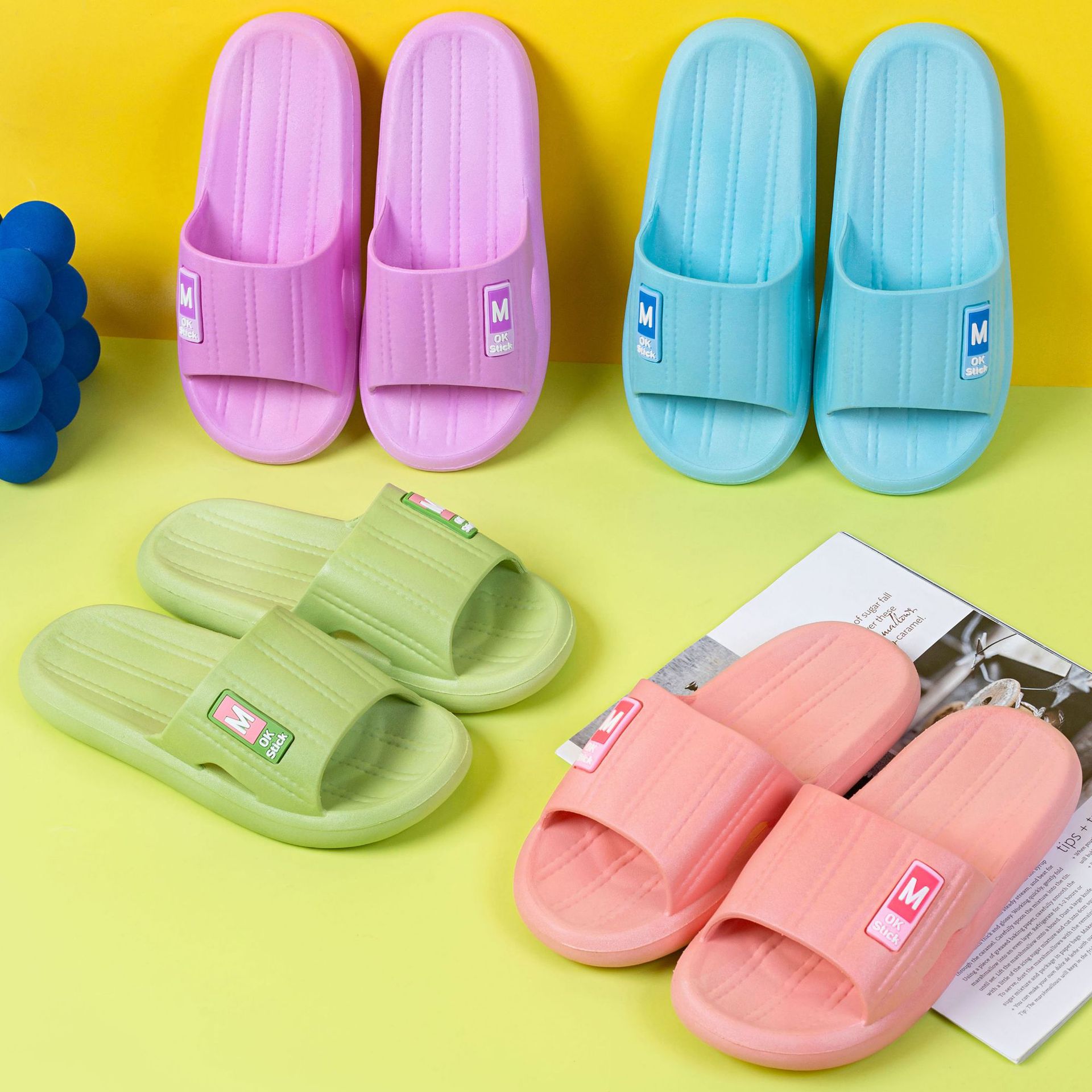 足美途d20夏季新款女童居家浴室防滑拖鞋可爱卡通女大童拖鞋批发