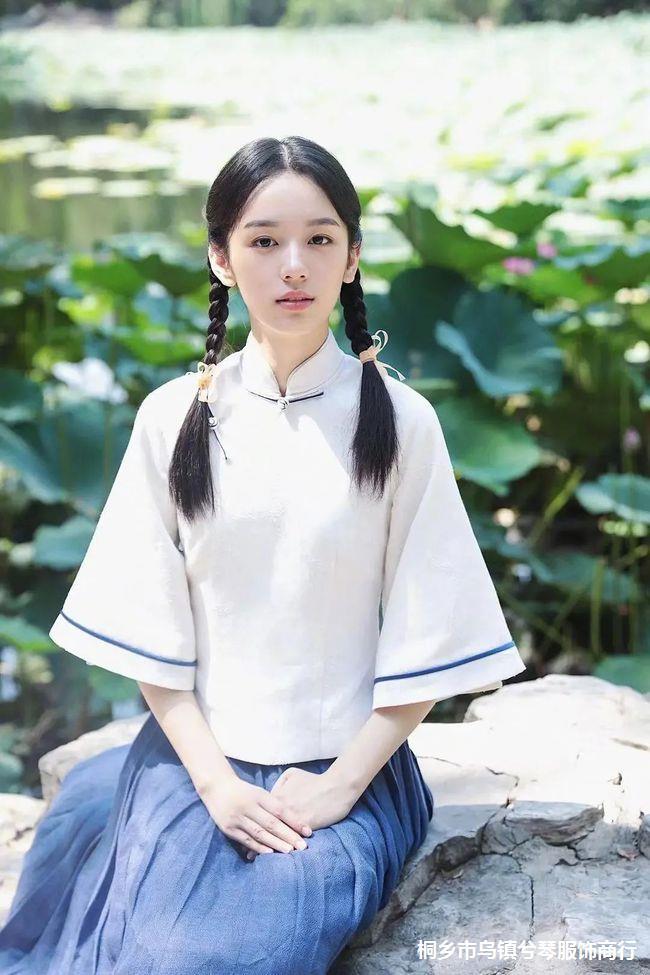 周也同款民国风学生套装五四青年装女复古风文艺学生毕业班服日常