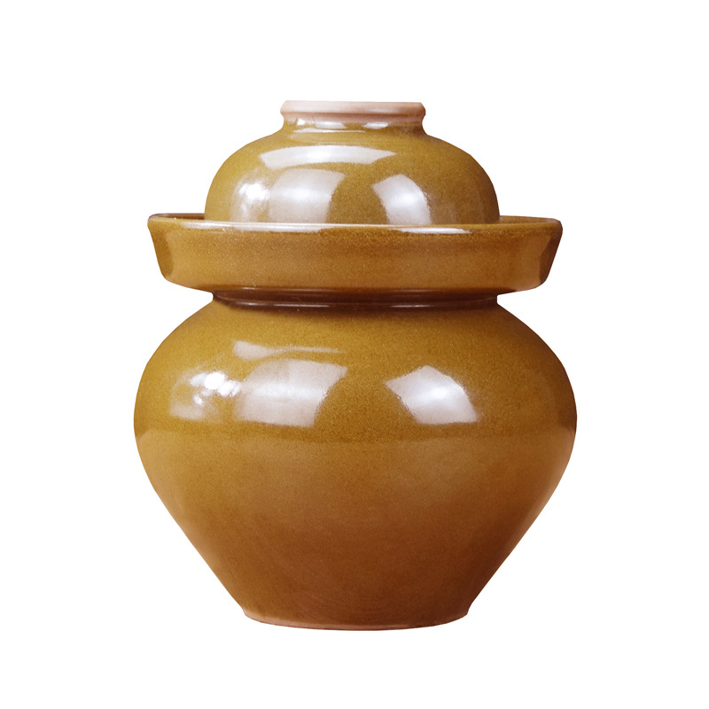 批发迷你2斤陶瓷老式泡菜坛子厨房家用小号土陶腌咸菜酸菜坛子泡