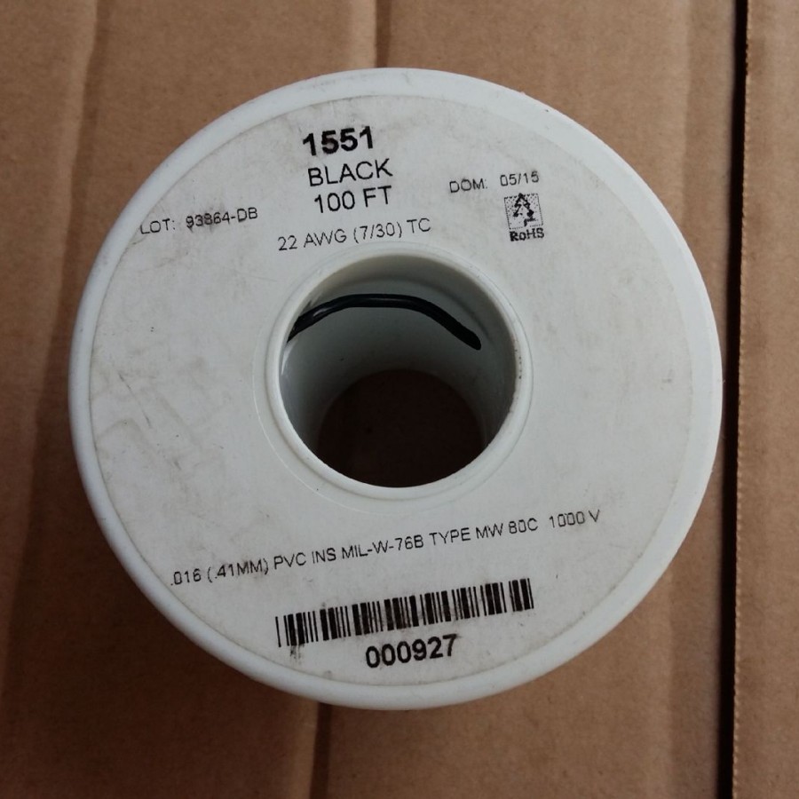 爱瑞电子代理Alpha#1563 BK001 1563 WH001 MIL-W-76 Alphawire