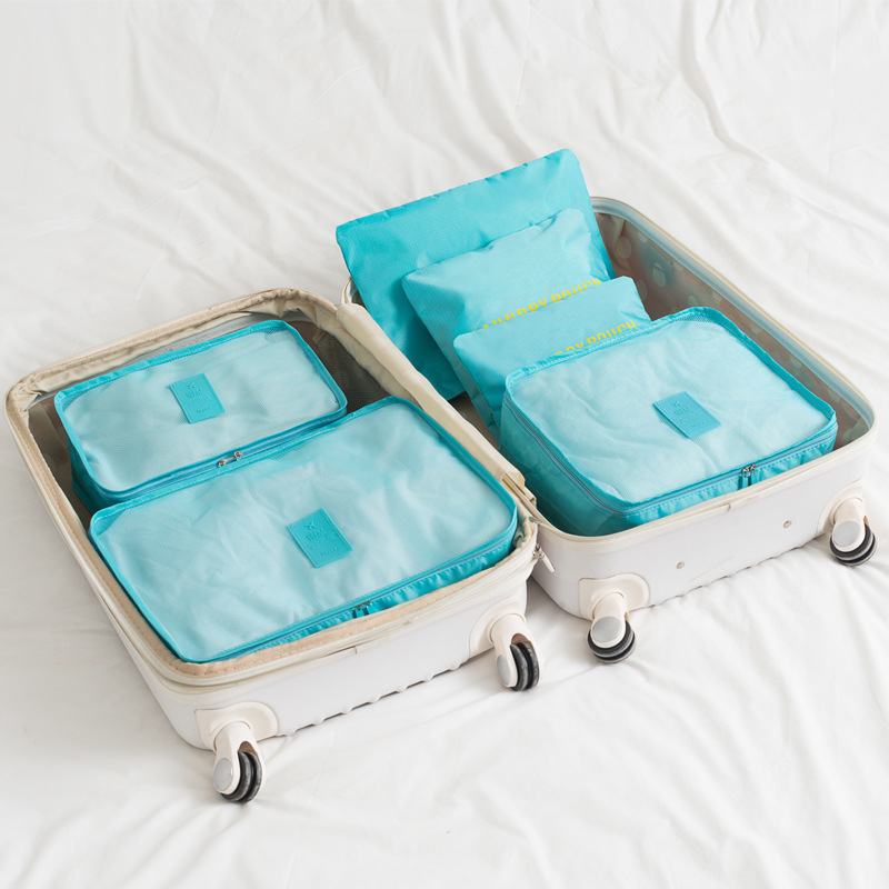 Travel Furniture Storage Six-Piece Luggage Organizing Bag Clothing Storage Packing Set Clothing Storage