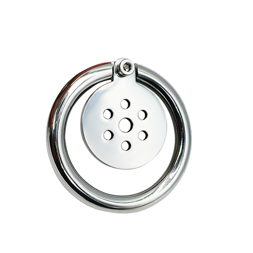 frrk男用金属cb锁锅盖锁平板阳具锁短款贞操锁贞洁器情趣道具批发