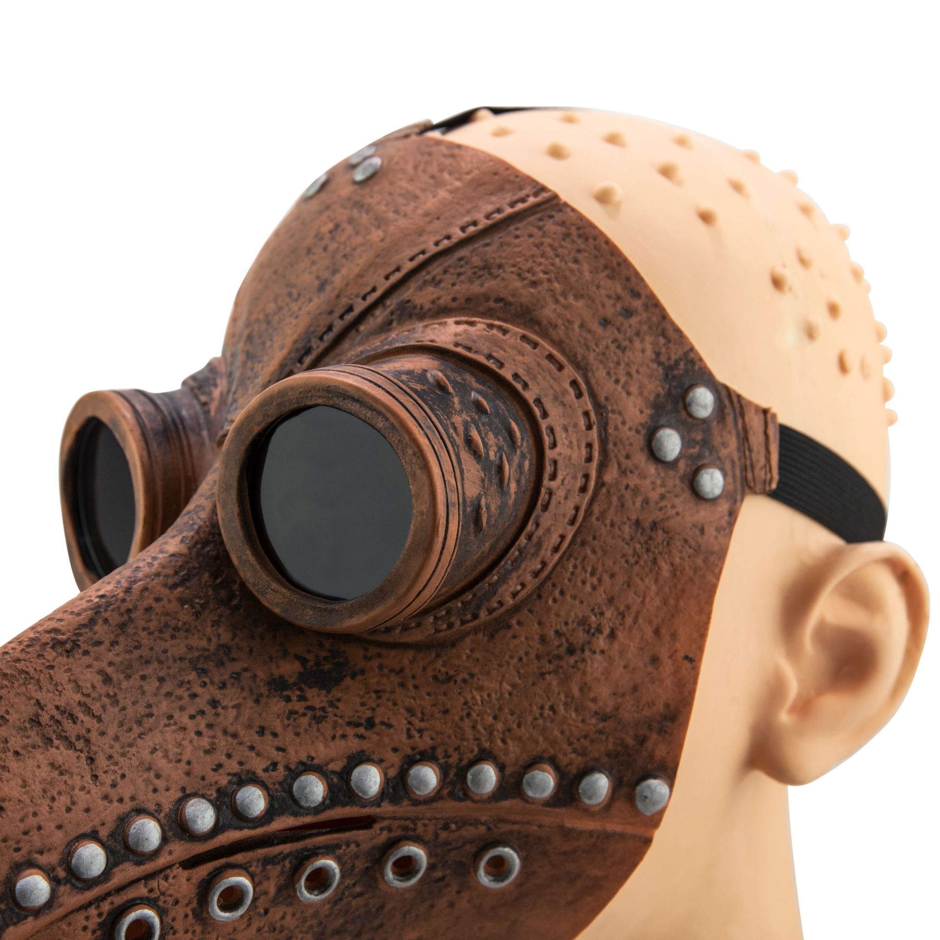 万圣节瘟疫鸟嘴医生面具复古朋克风化妆舞会派对面罩瘟疫医生面具