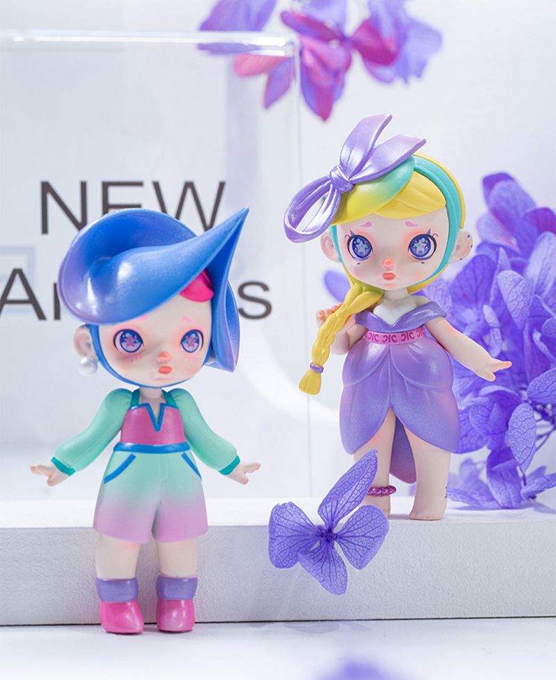 【直播拆】劳拉花卉时装系列盲盒laura二代潮流玩具手可爱少女