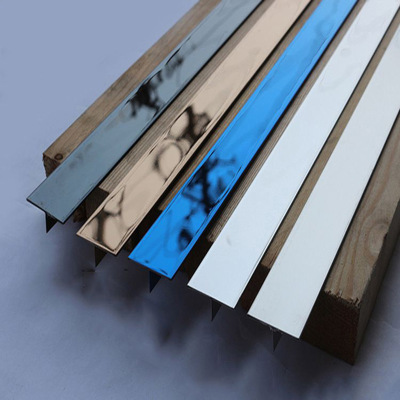 不锈钢金属装饰线条t型条加工定制木柜门专stainless steel trim
