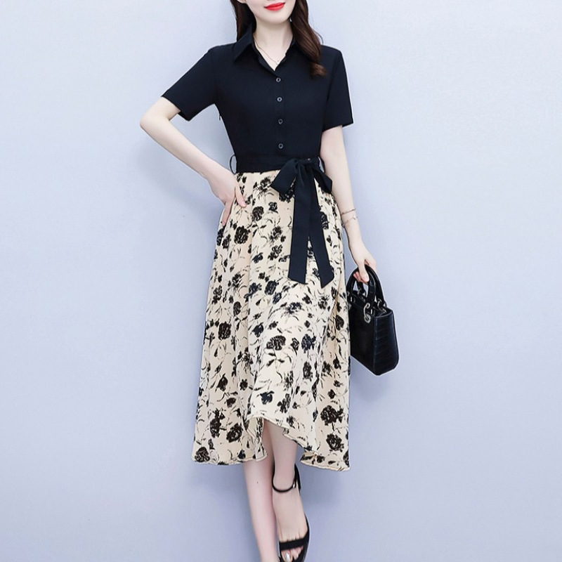 女装连衣裙2023夏季新款大码显瘦今年流行漂亮裙子