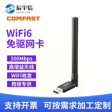 COMFAST CF-940F 无线随身USBWiFi6迷你网卡300M wifi接收发射器