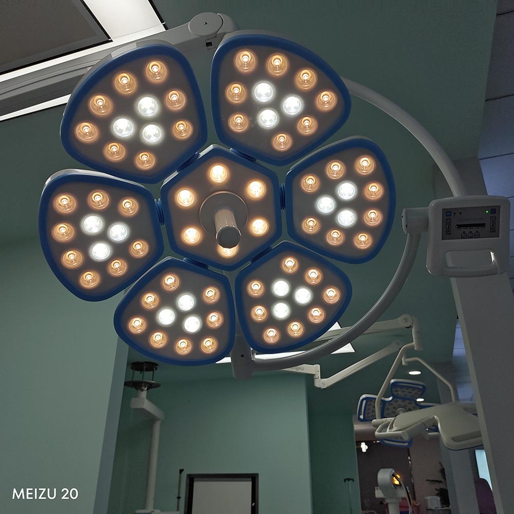 多灯珠led无影灯医用手术无影灯冷光源设计光线亮度可调手动操作