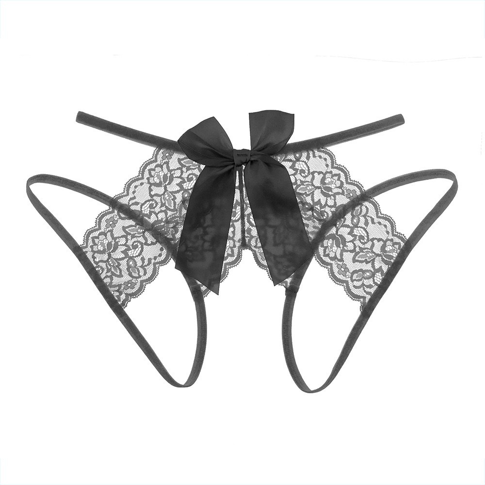 Sexy Lingerie Bow Open Crotch Underwear Women's Underwear Sex Toys Adult Supplies One Piece Dropshipping Free Shipping