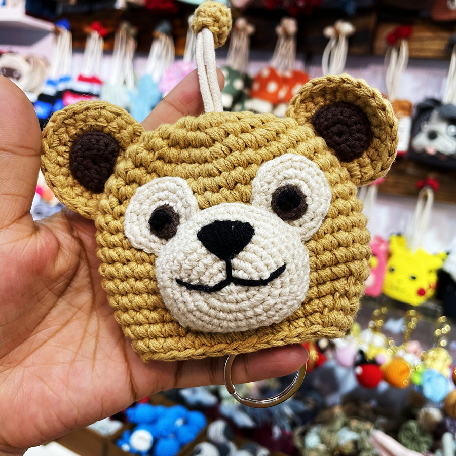 红色趴耳兔最晚发货时间2(天)款式汽车钥匙包硬度软流行元素编织风格