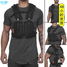 Function Military Tactical Chest bag Vest Outdoor Hip hop跨