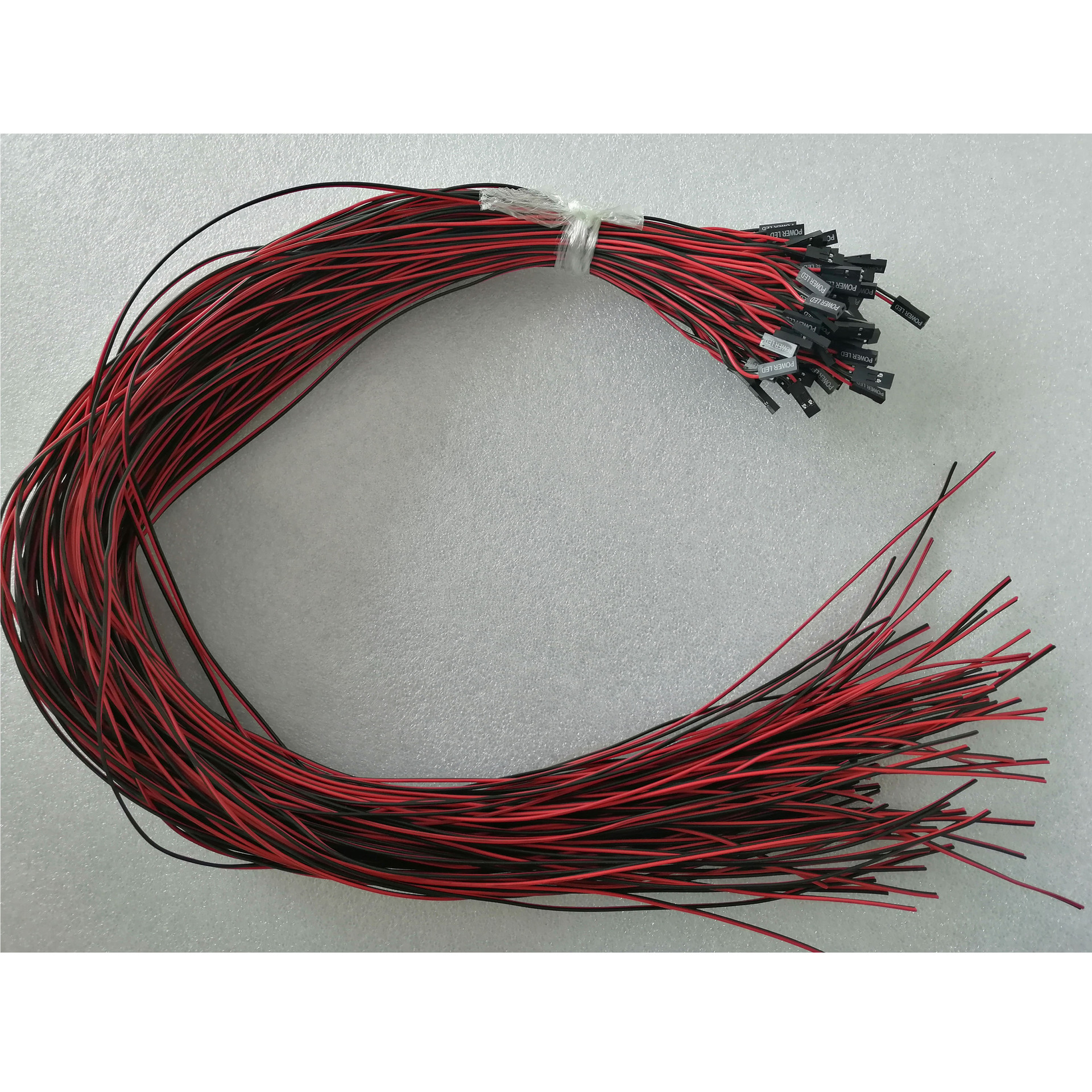 powerled电源工作指示灯线杜邦100726铜芯红黑2p并线长800mm