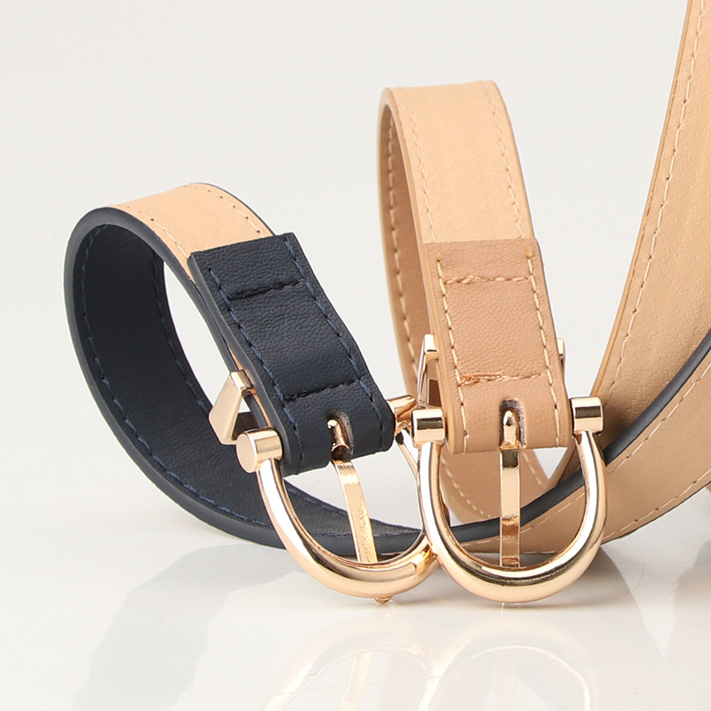 Cool Matching Spot Women's Korean-Style Fashion Belt Student Jeans Decoration Thin Belt Clothing Matching Belt Women's