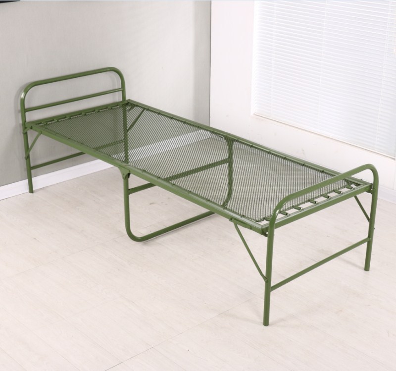 钢丝床加厚加密双钢丝床单人床折叠床铁床午休床软床垫陪护床包邮