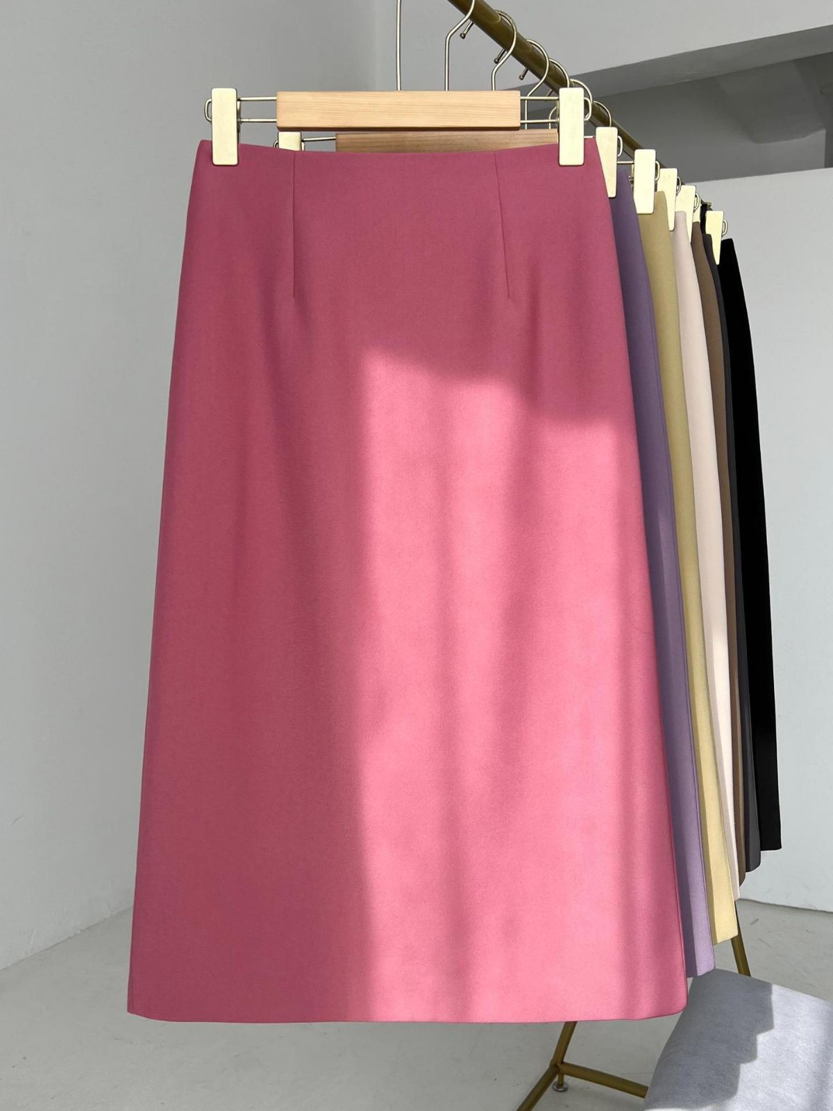 Suit Skirt for Women 2023 New Summer High Waist Slimming Mid-Length Pendant Straight A- line Skirt High-Grade Skirt