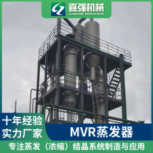 化工MVR结晶蒸发器 单效浓缩蒸发机强制循环挥发器