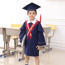 儿童博士服幼儿园学士服套装毕业季服装小学生毕业典礼男女童礼服