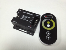RF遥控12-24V 二路冷暖白无线全触摸调色温LED控制器LED调光器