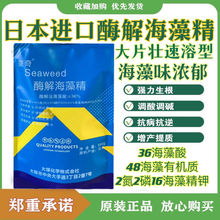 酶解海藻精日本进口海藻叶面肥有机水溶肥蔬菜瓜果促根壮苗肥片状