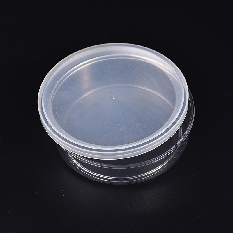 圆形塑料盒子有盖透明小收纳盒小圆盒首饰盒产品包装ps塑胶盒分装