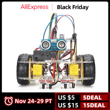 4WD Smart Robot Car Automation Kit for Arduino Programming E