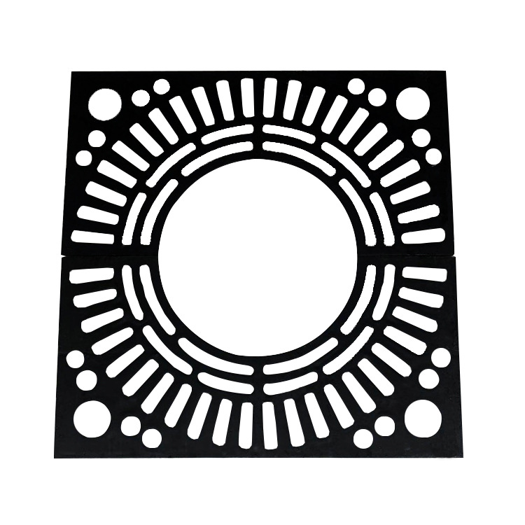 铸铁树篦子圆形护树板铁艺树坑围子市政绿化树池盖板铁艺树穴盖板