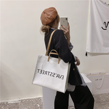 托特女包包韩版新款时尚印花字母大容量潮百搭单肩斜挎手提包批发