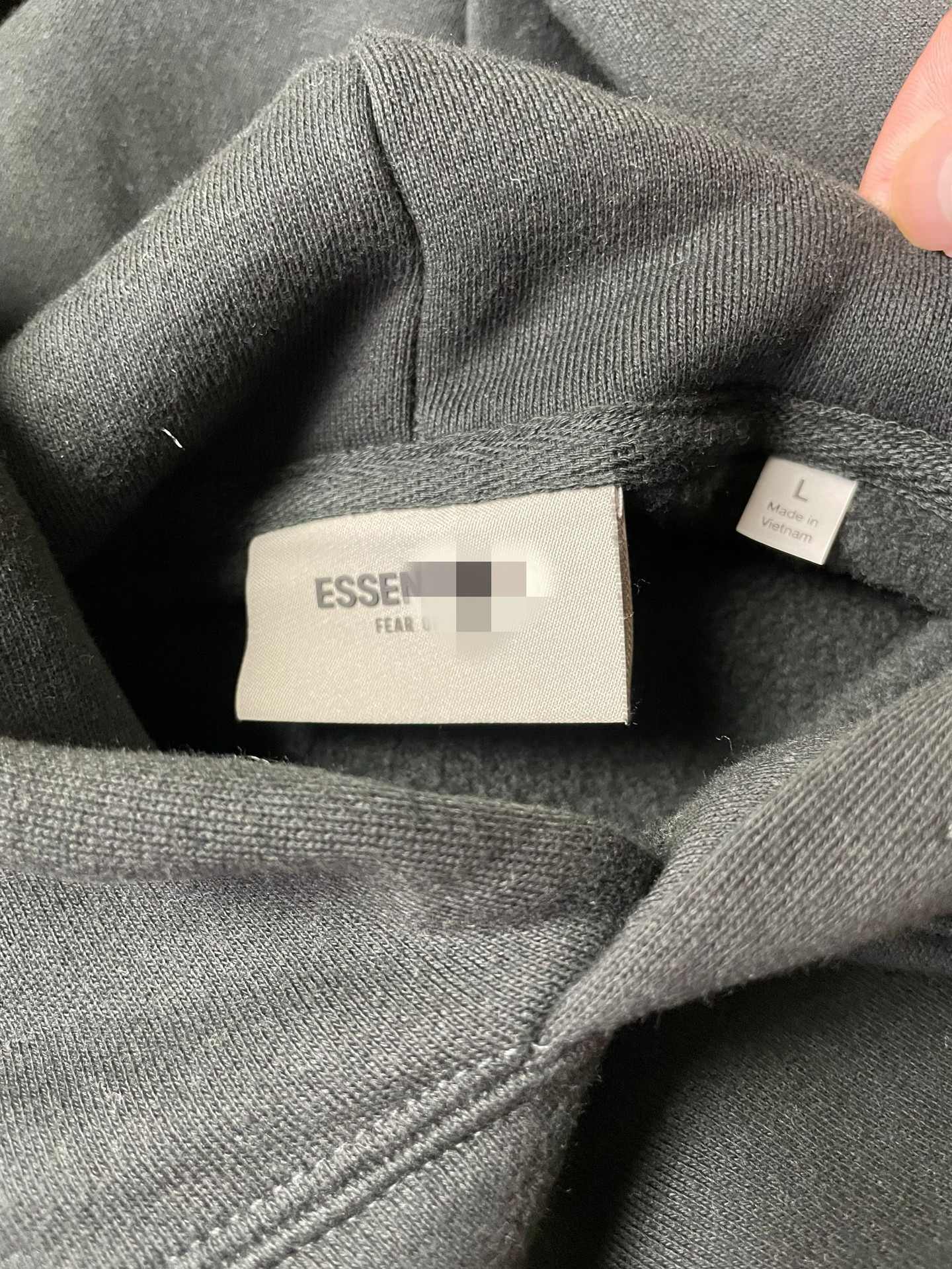 fear of god副线essentials辅料尺码标主唛领唛 fog领标2021新品