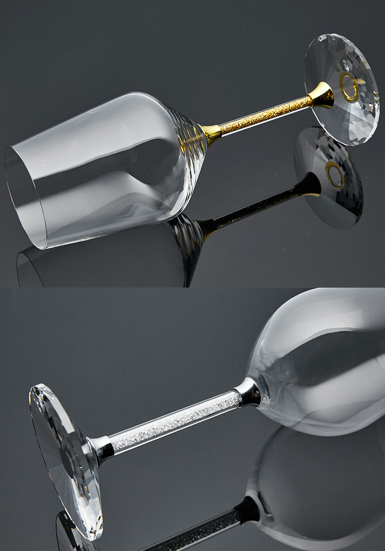 法国工艺旋转不倒翁陀螺醒酒器奢华家用水晶玻璃红酒醒酒器