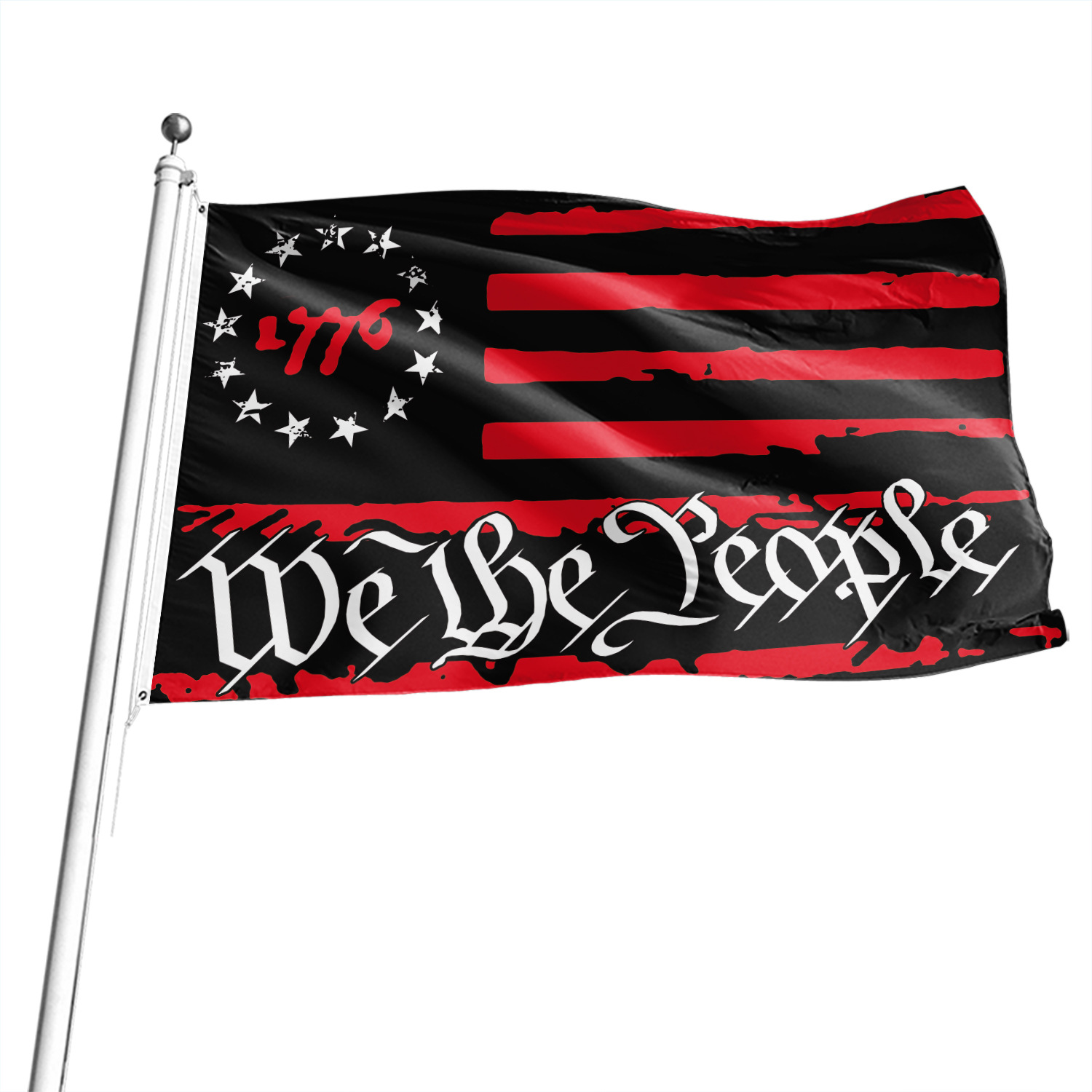 速卖通涤纶旗帜现货厂家直供速卖通 flag-1776旗帜批发4号旗90*150cm