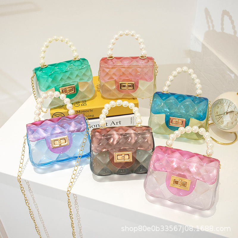 Transparent Jelly Pack Ladies Bags2023 Southeast Asia Women's Foreign Trade Bags Wholesale PVC New Jelly Bag Women
