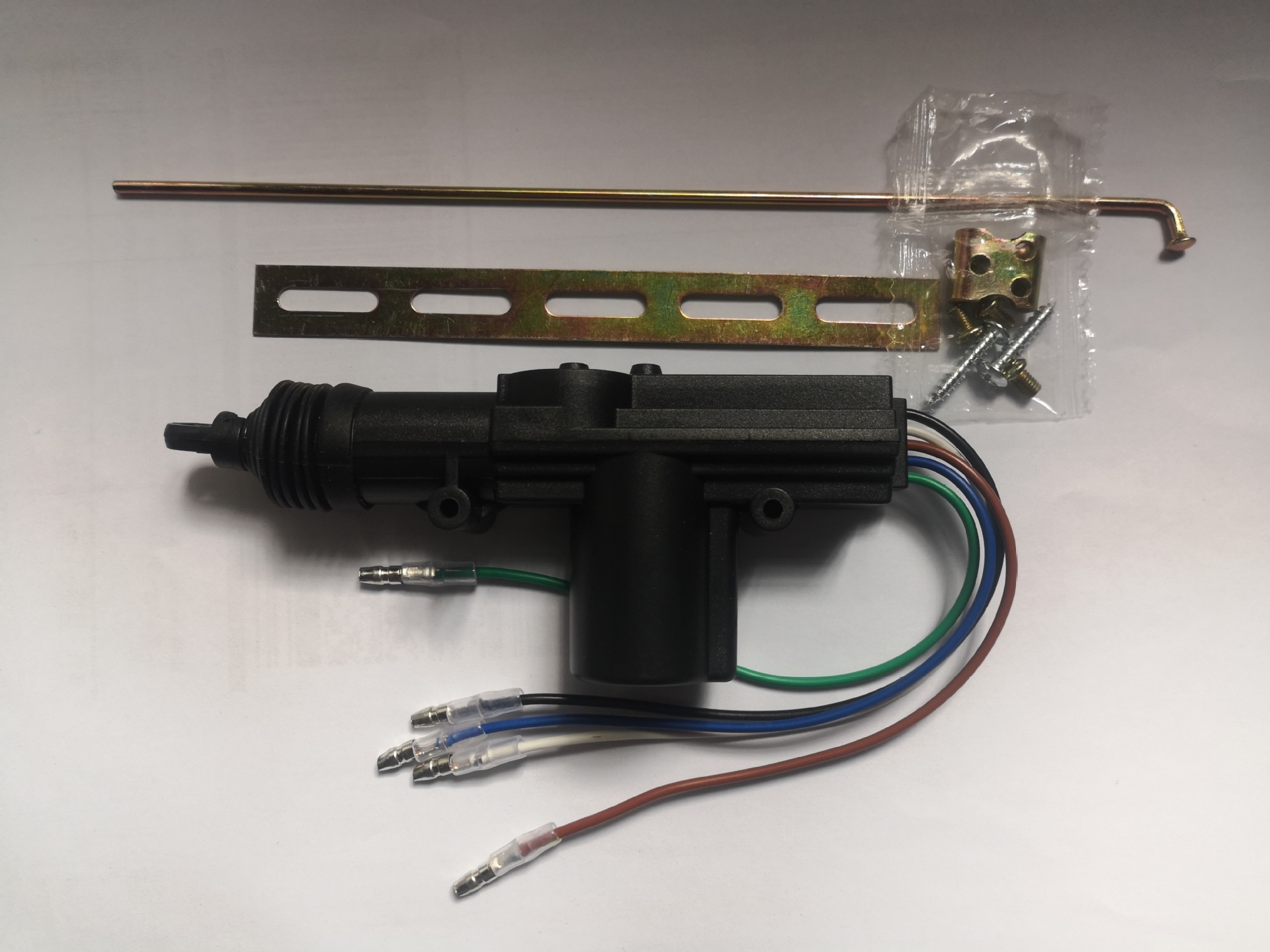 跨境电商五线中控锁汽车中控锁汽车五线马达中央控制门锁5线枪12v