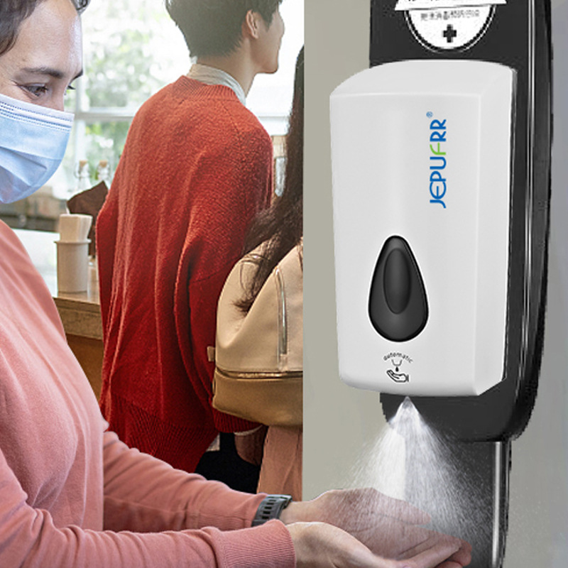 自动感应壁挂式消毒器手部消毒机喷雾化医院幼儿园酒精消毒净手器