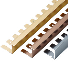 70YF铝合金地板收边条瓷砖大理石护墙板门槛Z型工字压条极窄金属