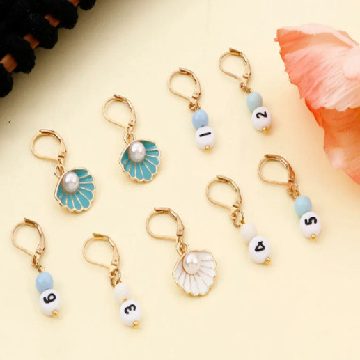 跨境新款串珠diy贝壳挂件首饰配件亚马逊欧美热卖批发