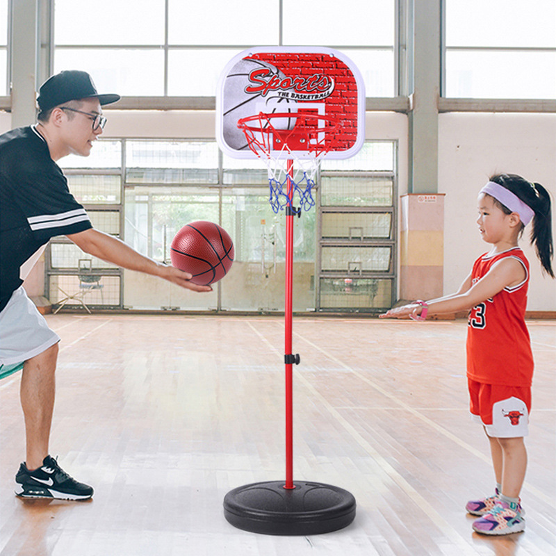 Children's Basketball Hoop Shooting Frame Household Toys Children's Indoor Ball Adjustable Outdoor Rim Boy