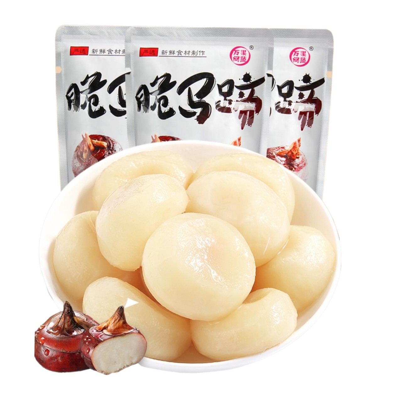 冰糖脆马蹄荸荠零食开袋即食新鲜去皮休闲特产办公室营养小吃整箱