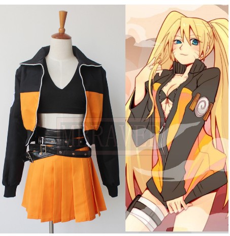 火影忍者the last-漩涡鸣人性转女动漫cosplay女装 女体化cos装