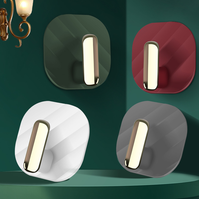 punch-free light luxury hook strong adhesive stiy hook load-bearing wall batoom kitchen key screwless paste clothes