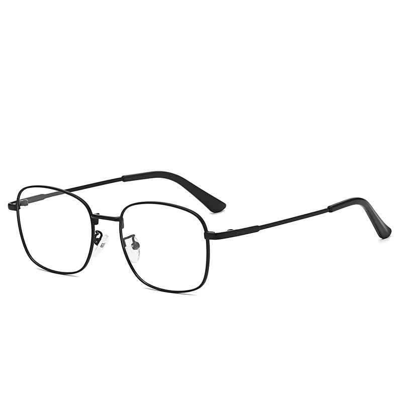 New Metal Optical Frame Men's Fashion Photochromic Glasses Myopia Glasses Frame Women's Photochromic Anti Blue-Ray Glasses Foreign Trade