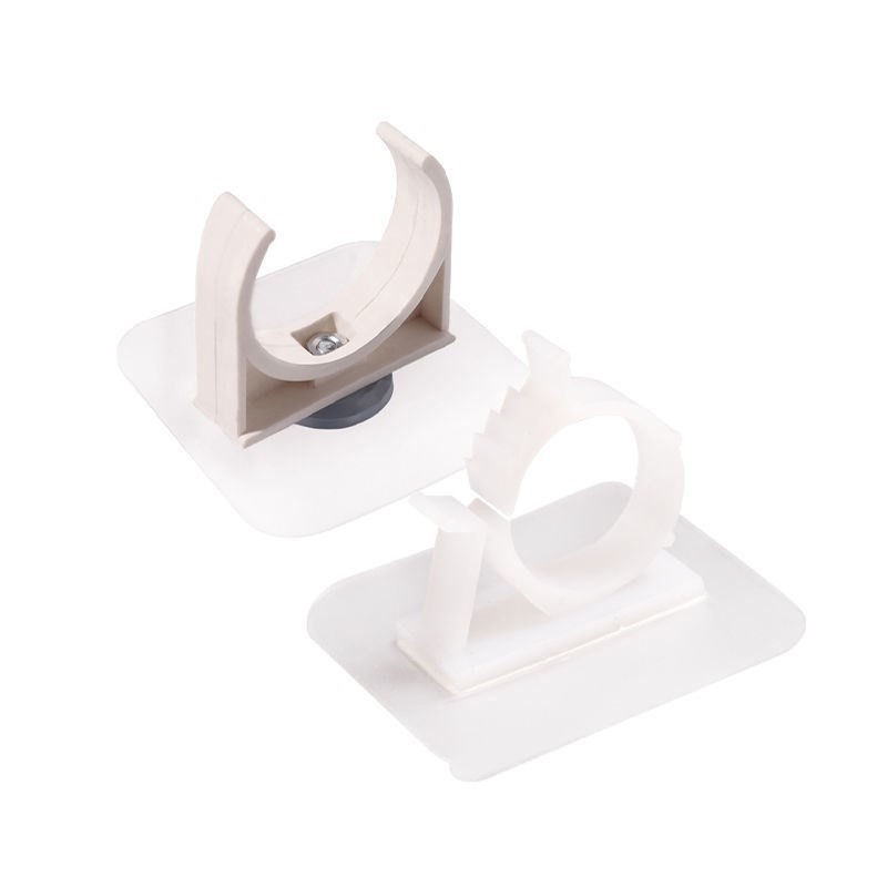 管夹固定夹塑料卡扣免打孔水管煤气管软管墙扣卡扣u型扣骑马卡扣