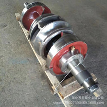 双吸泵转子配件批发上海连城中开泵不锈钢叶轮配件清水离心泵