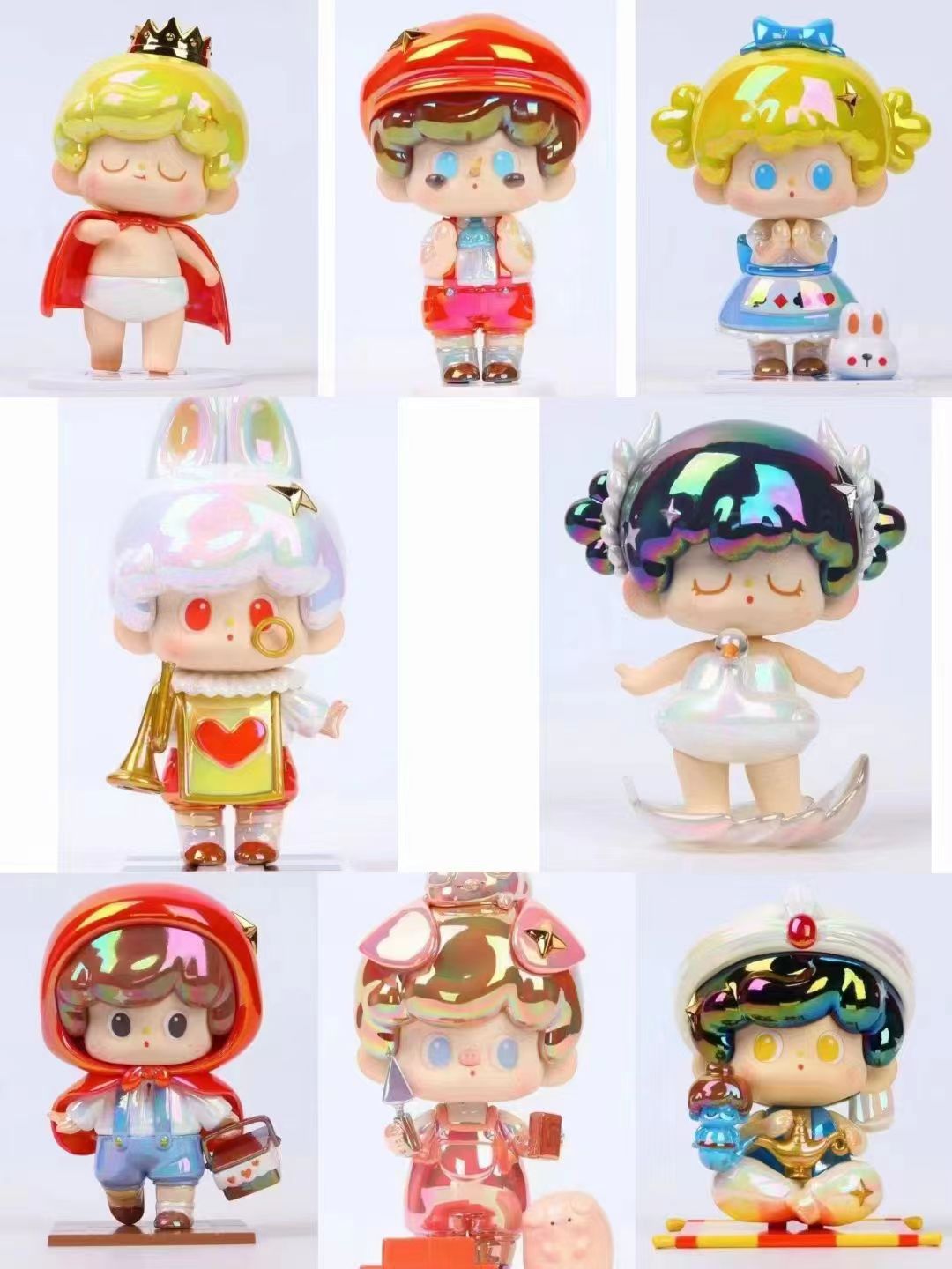 正版童话奇遇记电镀版系列潮玩盲盒网红小红帽手办公仔礼物批发