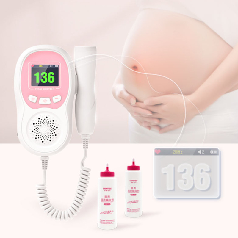 康泰定制便携家用胎儿胎心检测仪Fetal Doppler超声多普勒胎心仪