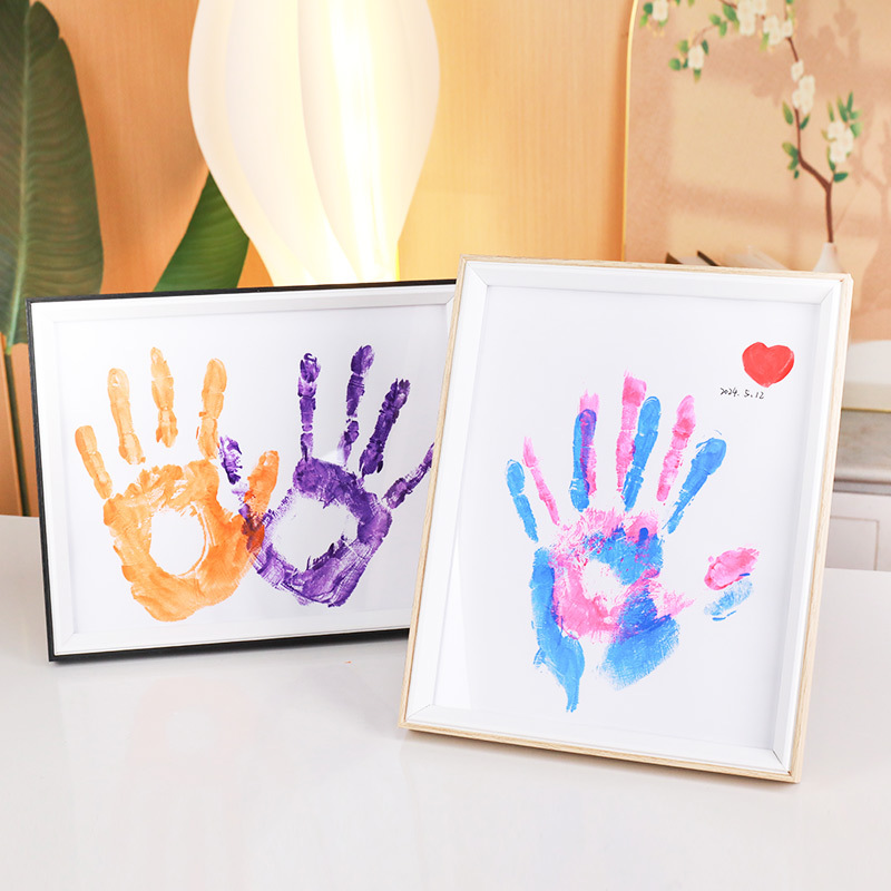 diy情侣手印相框批发生日礼物送男友女朋友周年纪念日情人节画框
